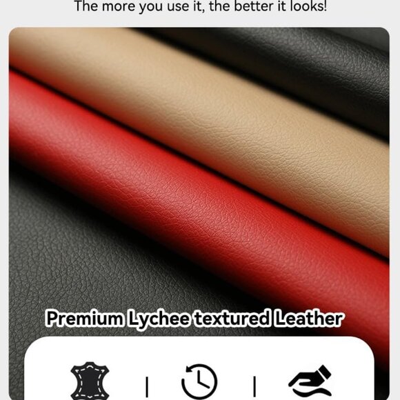 Women's Leather Wallet Large Capacity Bifold Card Holder Zipper Coins Red - Picture 4 of 7